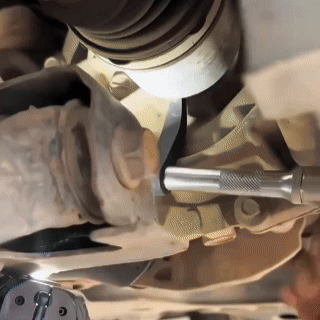 Bull Horn Pry Bar Adapter – Adjustable Angle Tool for 1/2" Ratchet & Wrench