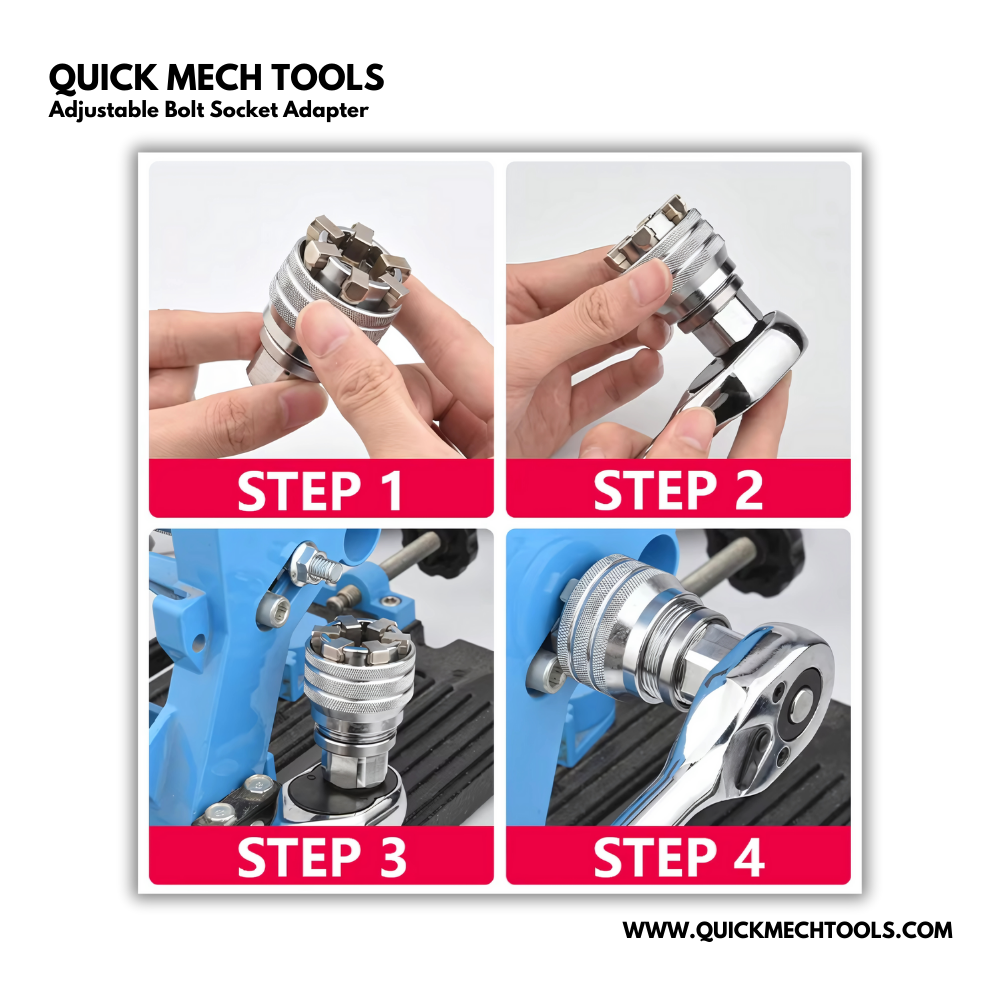 Adjustable Bolt Socket Adapter