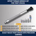 Offset Torque Wrench Set For Tight Spaces