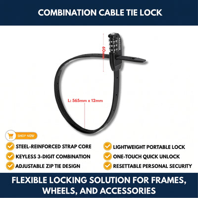 Combination Cable Tie Lock