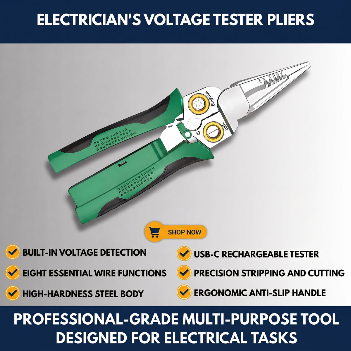 Electrician's Voltage Tester Pliers
