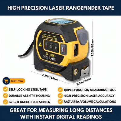 High Precision Laser Rangefinder Tape
