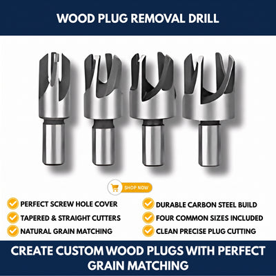 Wood Plug Removal Drill