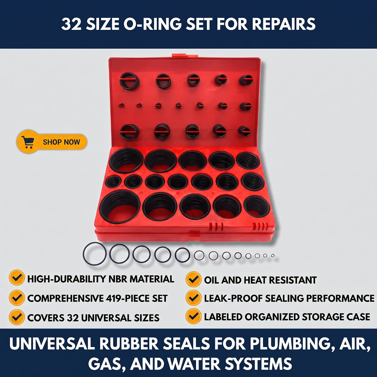 32 Size O-Ring Set for Repairs