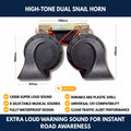 High-Tone Dual Snail Horn