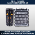 128-in-1 Precision Magnetic Screwdriver Set