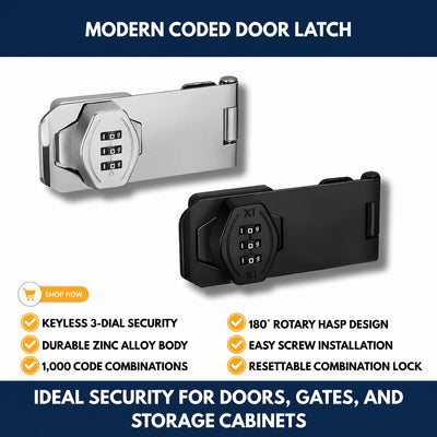Modern Coded Door Latch