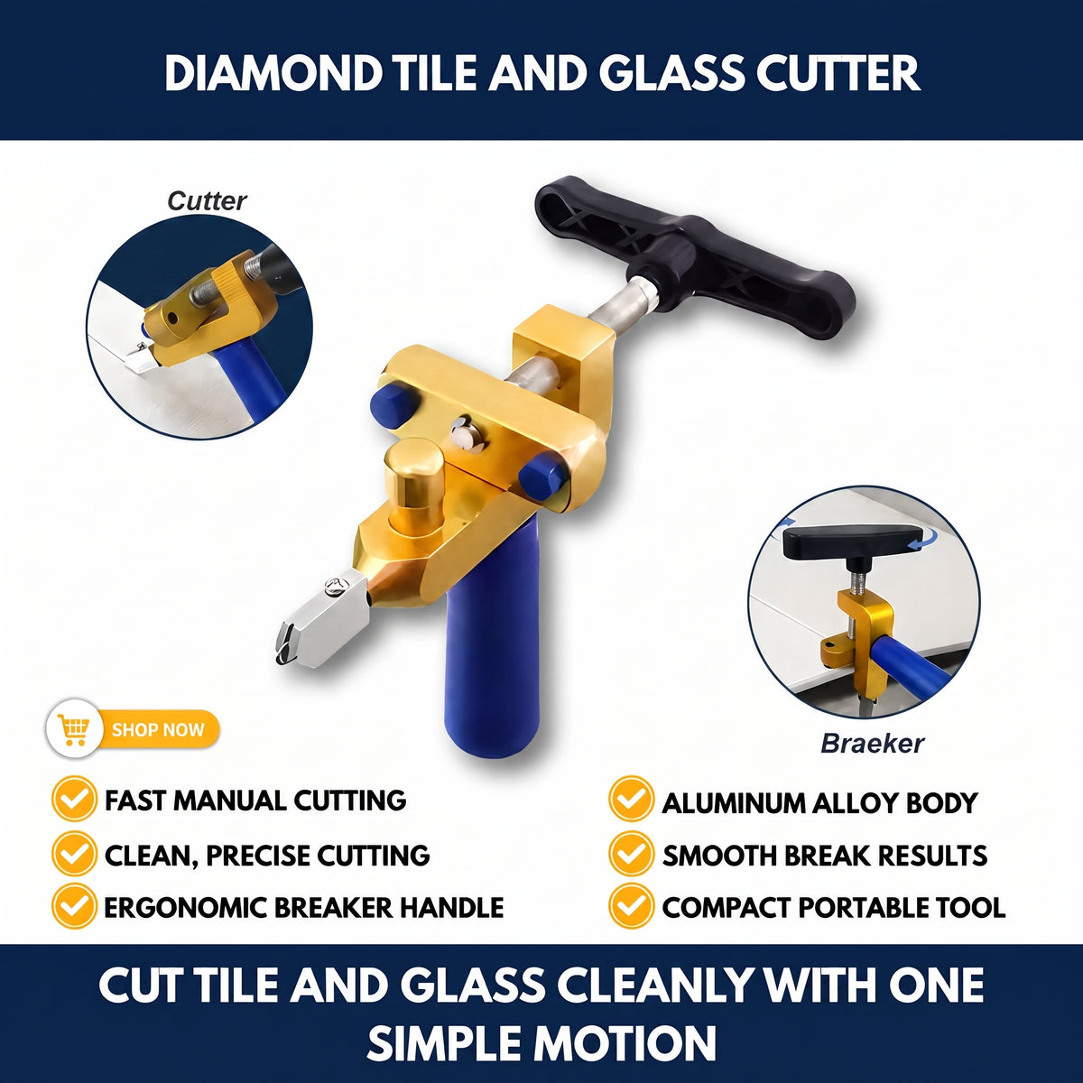 Diamond Tile And Glass Cutter