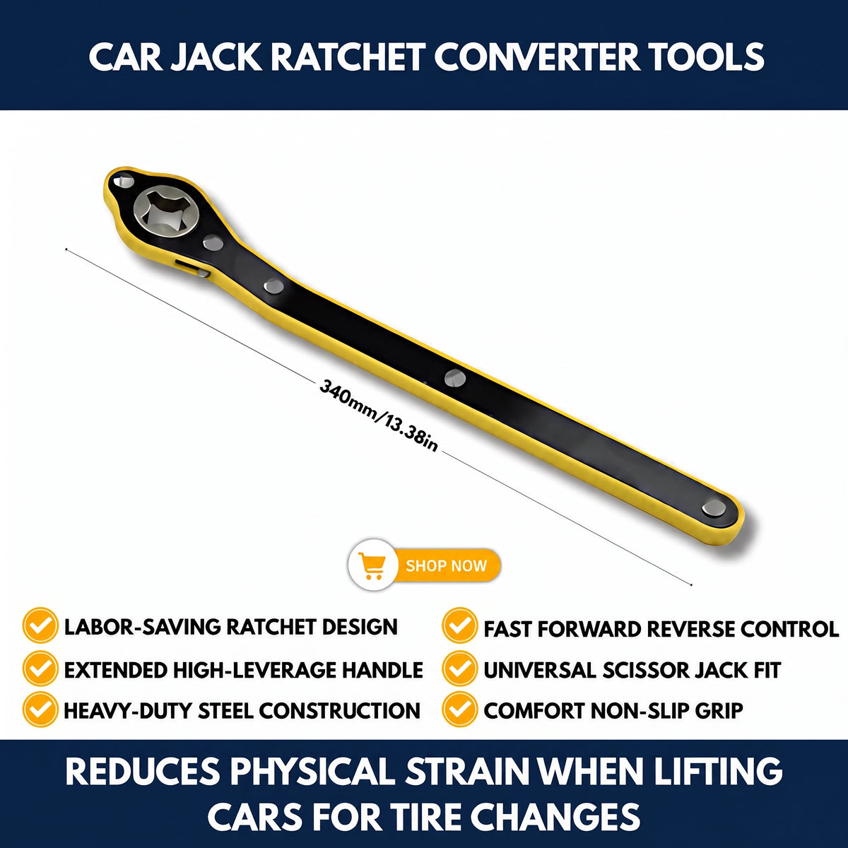 Car Jack Ratchet Converter Tools