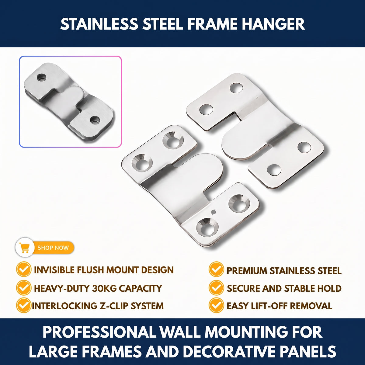 Stainless Steel Frame Hanger