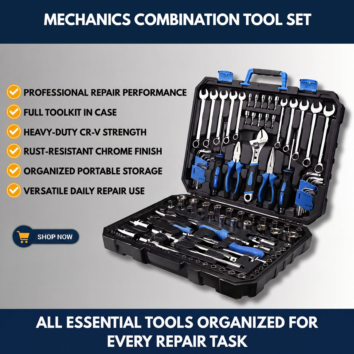 Mechanics Combination Tool Set