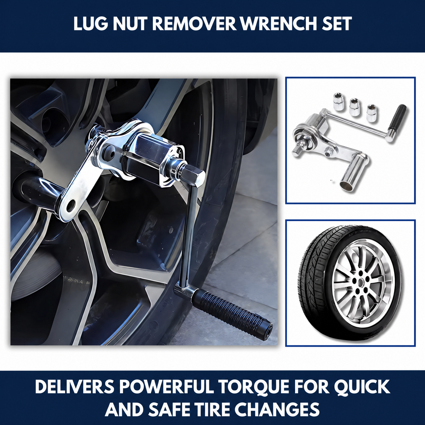 Lug Nut Remover Wrench Set