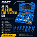 QuickMech™ 25-Piece Automotive AC & Fuel Line Disconnect Tool Kit
