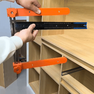 Cabinet Rail Positioning & Drilling Guide