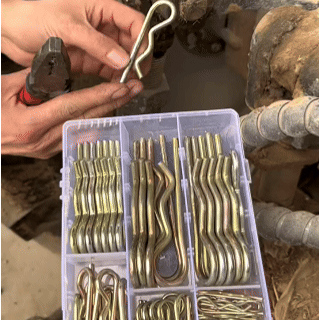 70PCS Spring Steel Retaining & Lock Pin Assortment Set