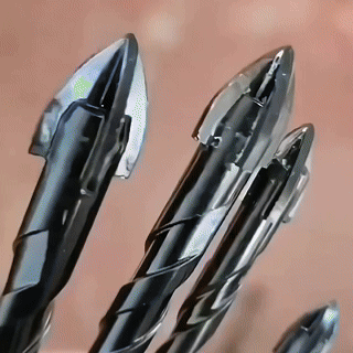 Four-Edge Alloy Drill Bit