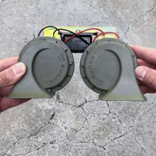 High-Tone Dual Snail Horn