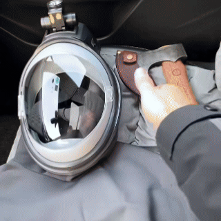 Air And Dust Filtering Helmet