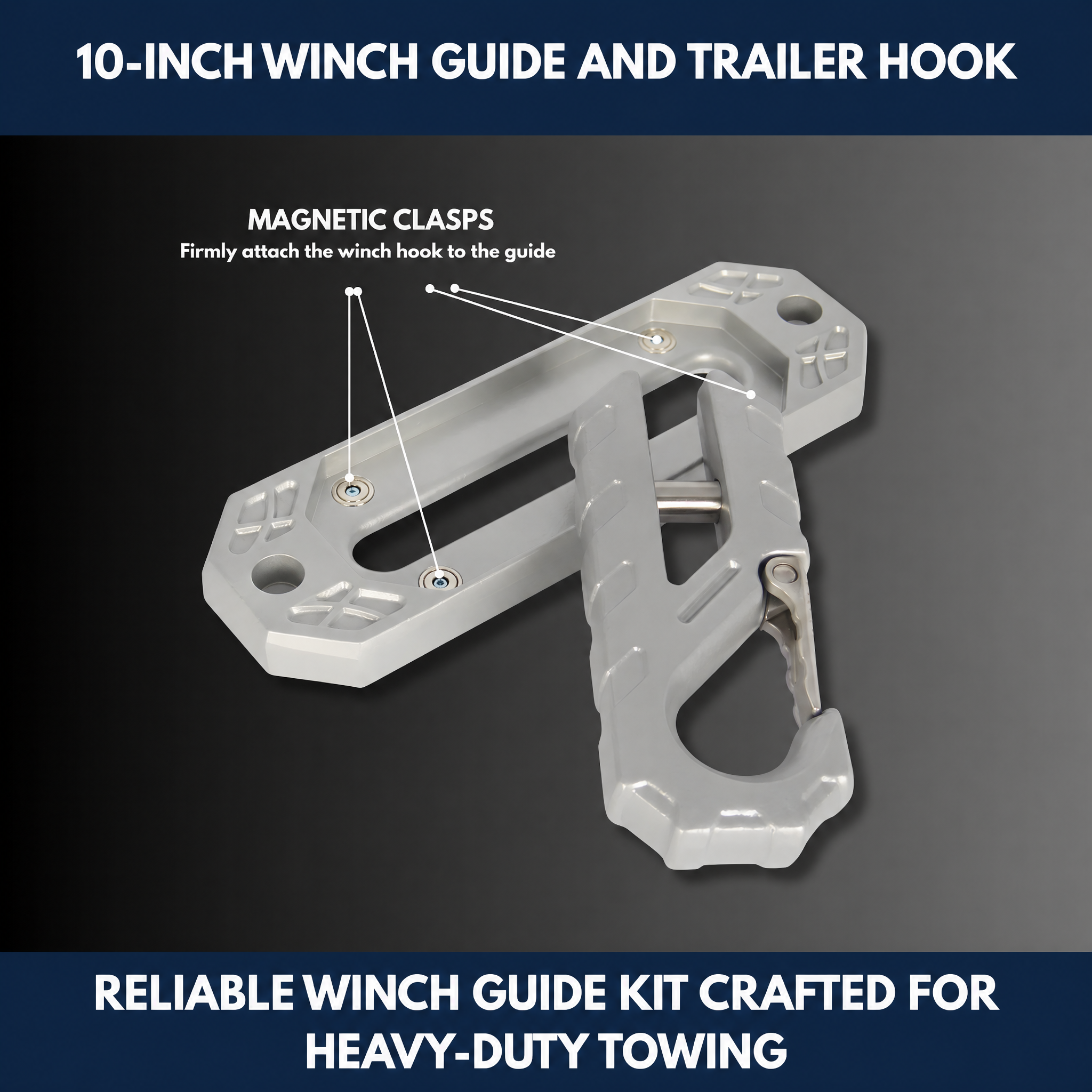 10-Inch Winch Guide and Trailer Hook