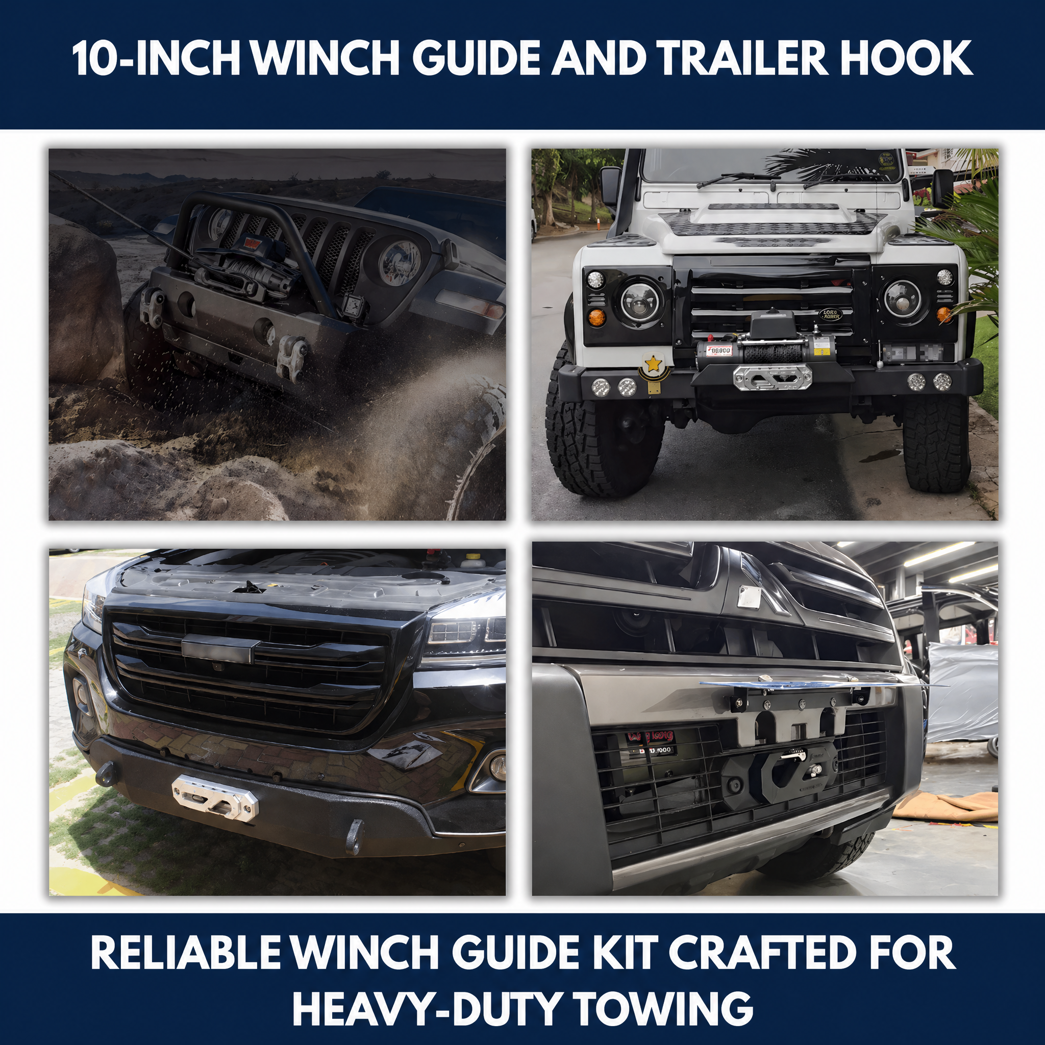 10-Inch Winch Guide and Trailer Hook