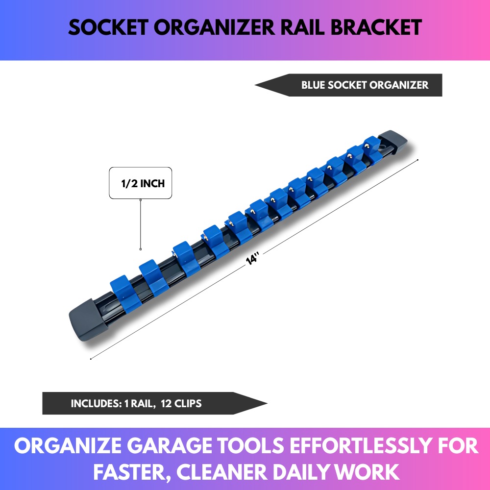 Socket Organizer Rail Bracket