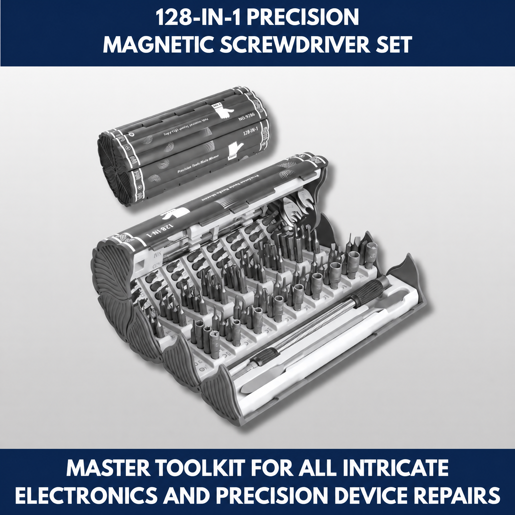128-in-1 Precision Magnetic Screwdriver Set