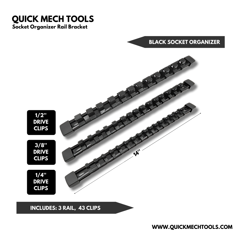 Socket Organizer Rail Bracket