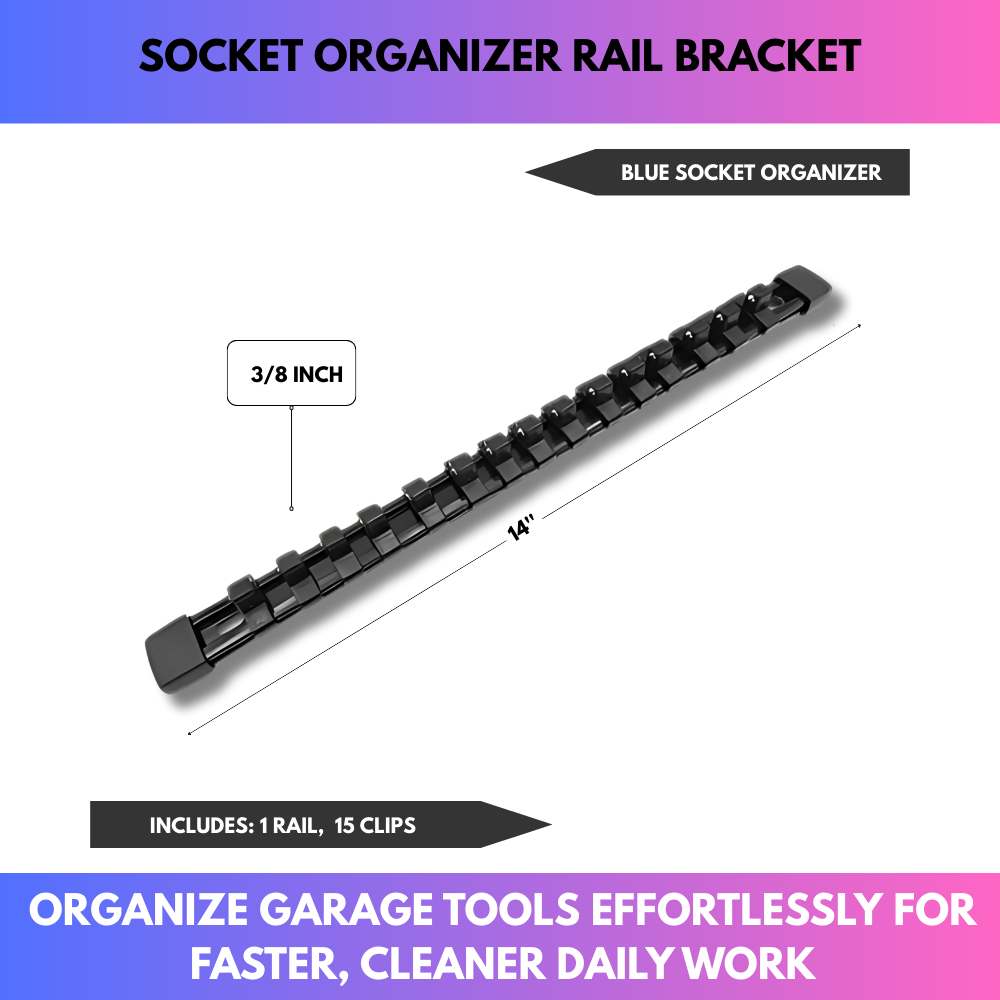 Socket Organizer Rail Bracket