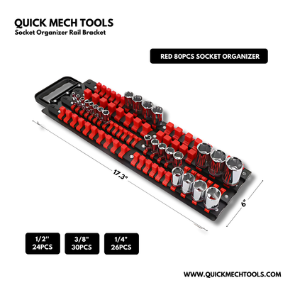 Socket Organizer Rail Bracket