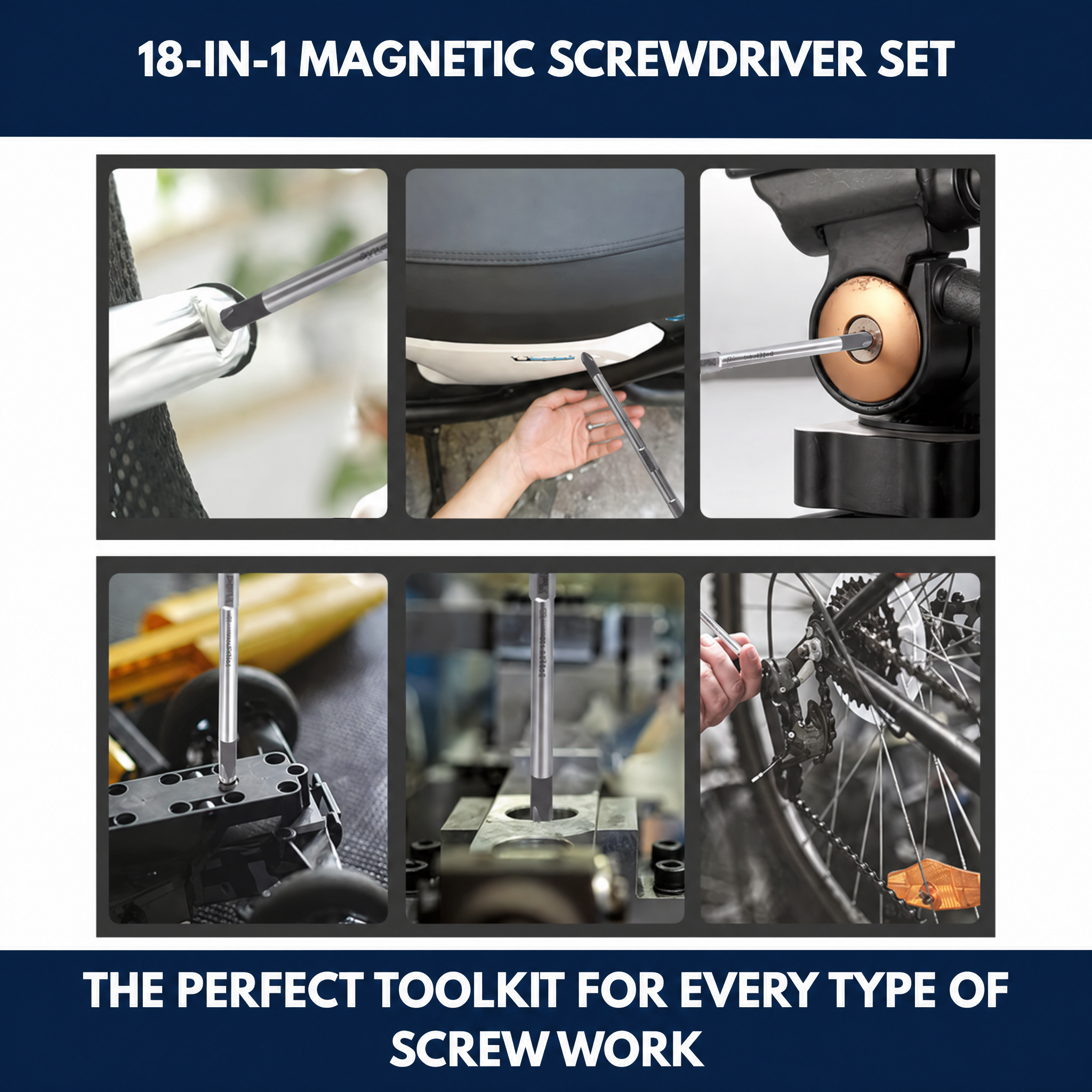 18-in-1 Magnetic Screwdriver Set