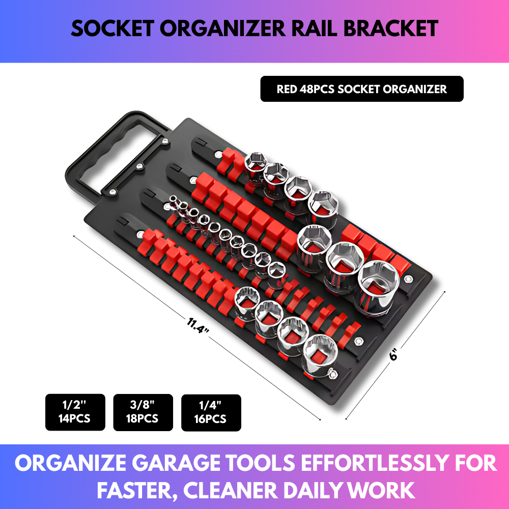 Socket Organizer Rail Bracket