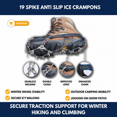 19 Spike Anti Slip Ice Crampons view 6