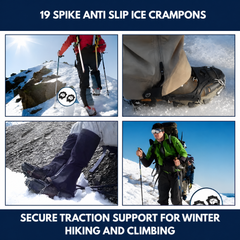 19 Spike Anti Slip Ice Crampons view 3