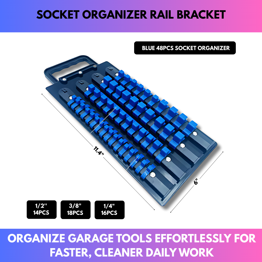 Socket Organizer Rail Bracket