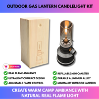 Outdoor Gas Lantern Candlelight Kit