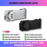 Modern Coded Door Latch