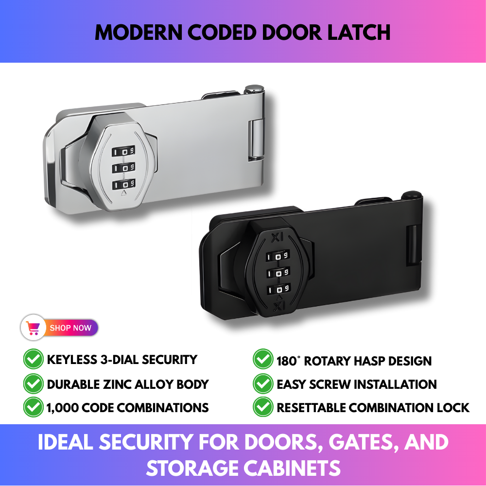 Modern Coded Door Latch