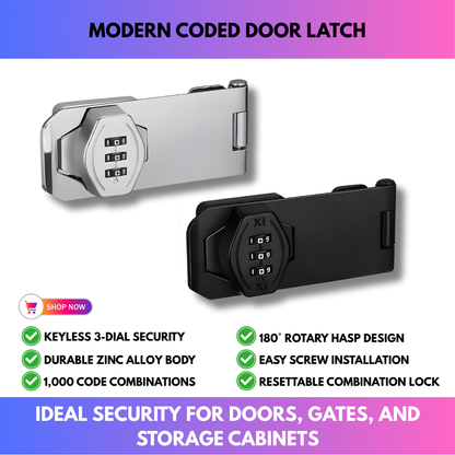 Modern Coded Door Latch