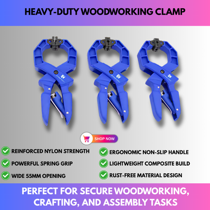 Heavy-Duty Woodworking Clamp