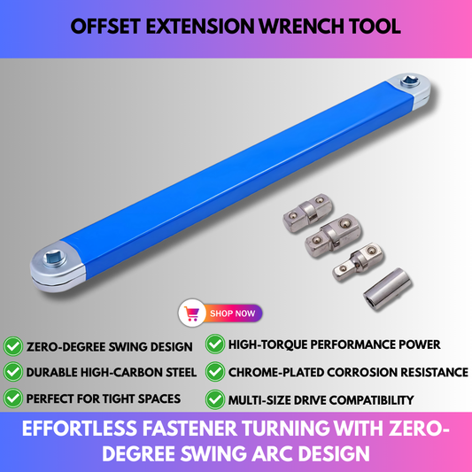 Offset Extension Wrench Tool