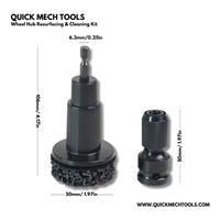 Wheel Hub Resurfacing & Cleaning Kit – Rust Removal Tool for Brake Disc & Rotor de