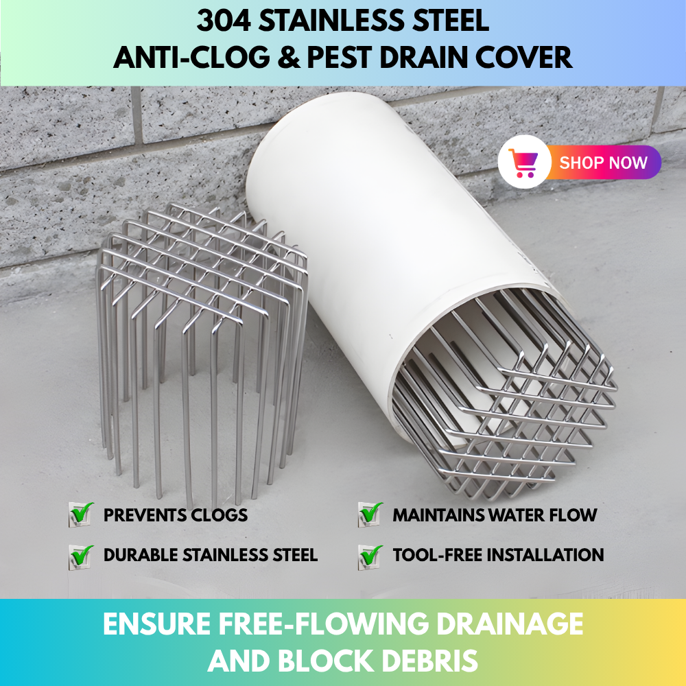304 Stainless Steel Anti-Clog & Pest Drain Cover