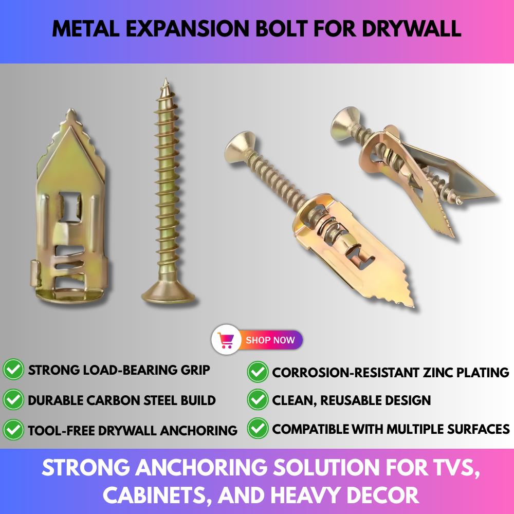Metal Expansion Bolt for Drywall
