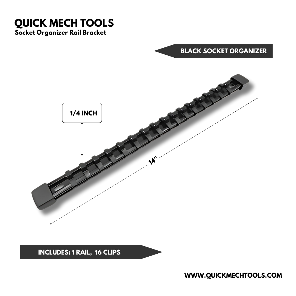 Socket Organizer Rail Bracket