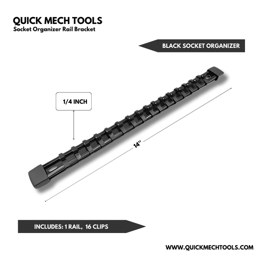 Socket Organizer Rail Bracket