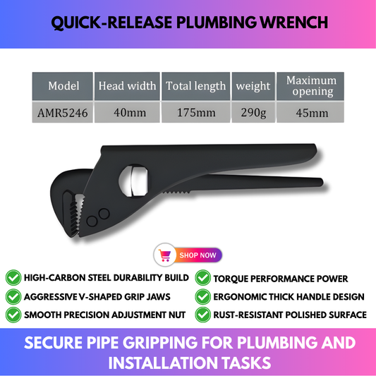 Quick-Release Plumbing Wrench