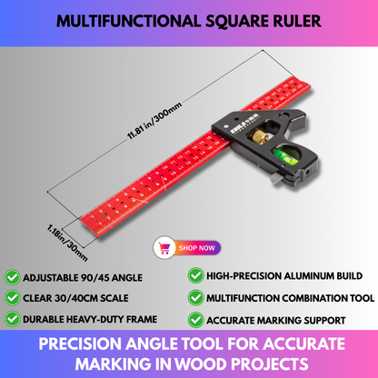 Multifunctional Square Ruler