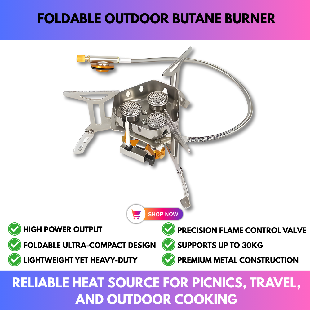 Foldable Outdoor Butane Burner