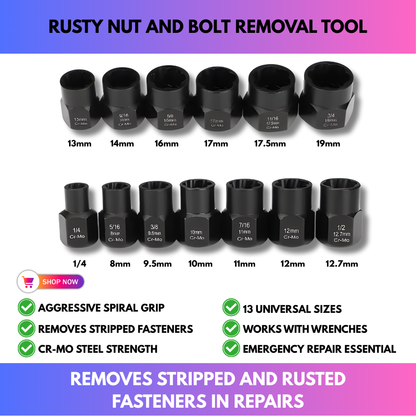 Rusty Nut And Bolt Removal Tool
