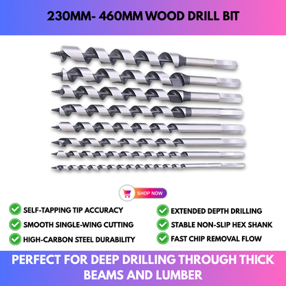 230mm- 460mm Wood Drill Bit